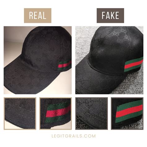 gucci not fake cap|gucci caps real vs fake.